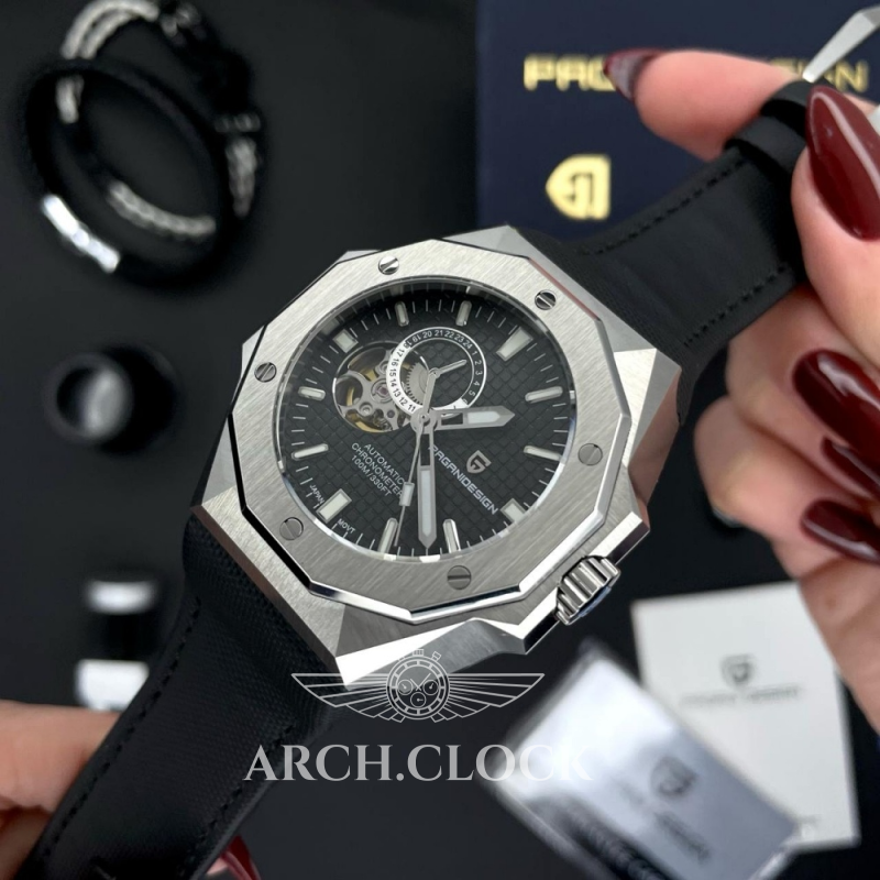 Годинник Pagani Design PD-YS010 Silver-Black, фото 12