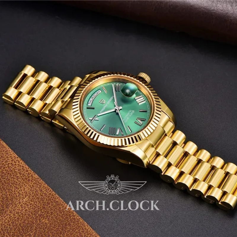 Годинник Pagani Design PD-1783 Gold-Green, фото 4