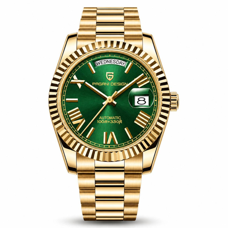 Годинник Pagani Design PD-1783 Gold-Green, фото 1