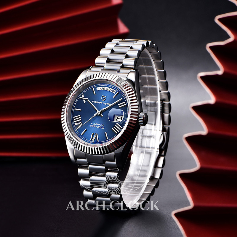 Годинник Pagani Design PD-1783 Silver-Blue, фото 2