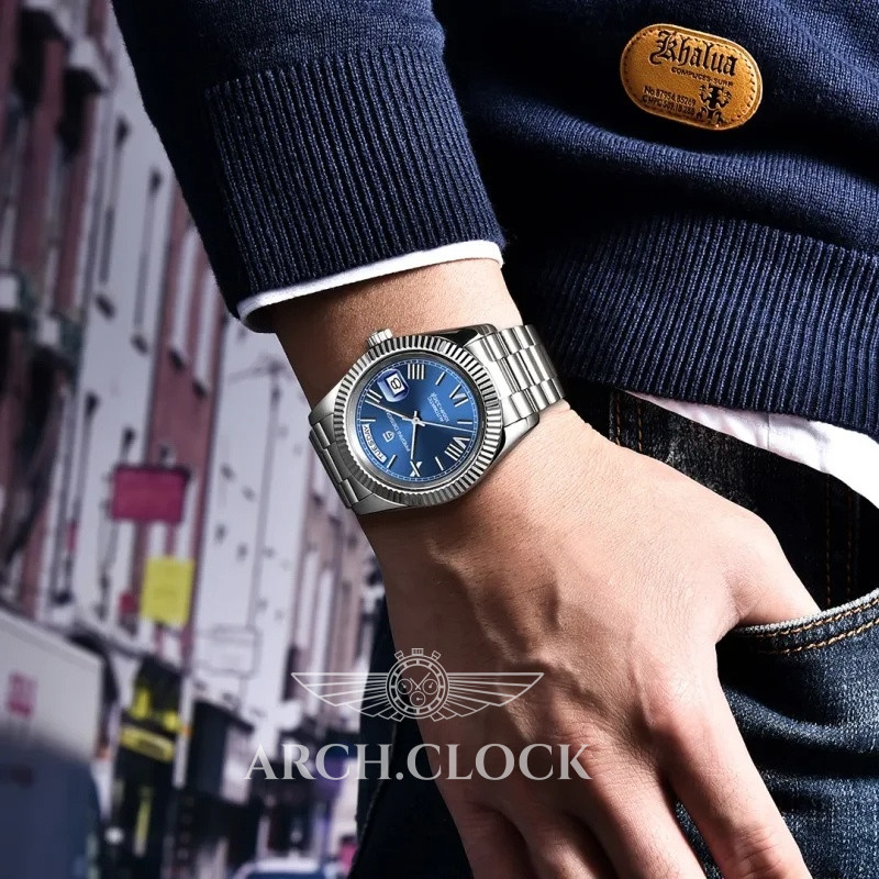 Годинник Pagani Design PD-1783 Silver-Blue, фото 4