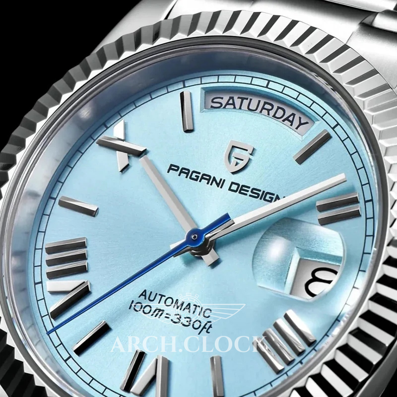 Годинник Pagani Design Day-Date PD-1783 Silver-Tiffany, фото 2