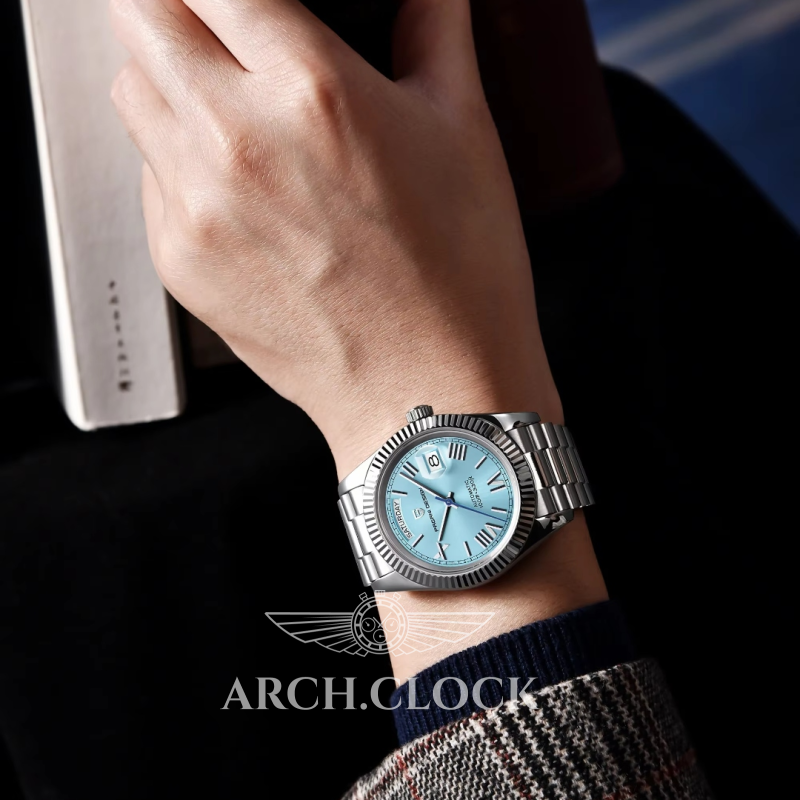 Годинник Pagani Design Day-Date PD-1783 Silver-Tiffany, фото 10