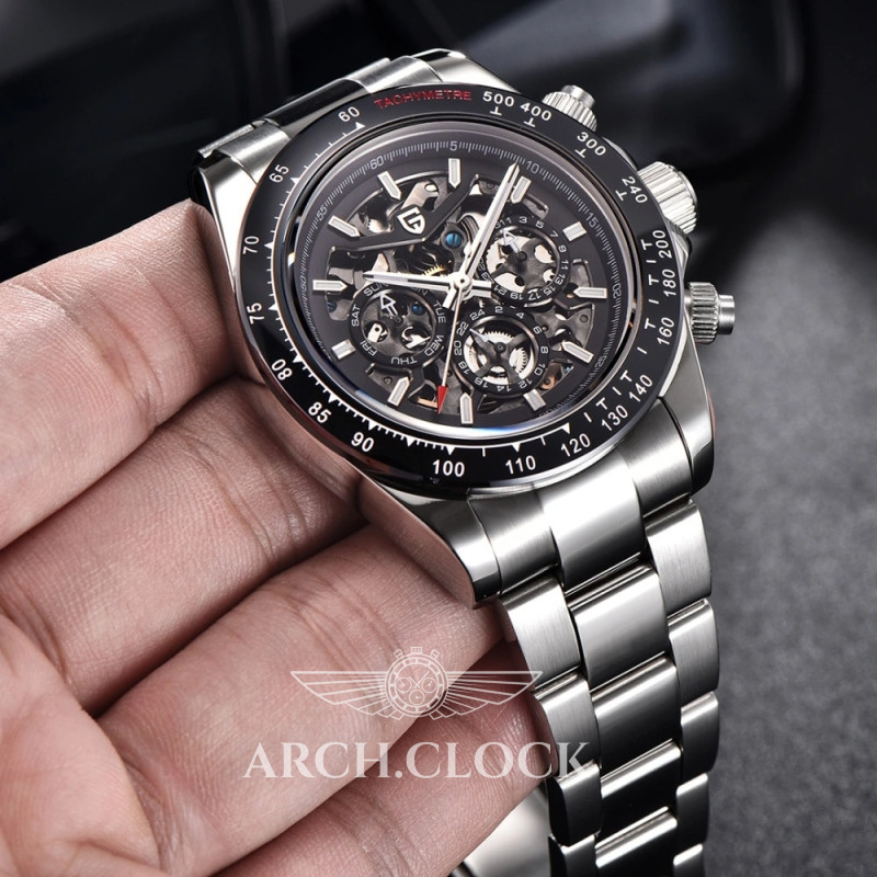 Годинник Pagani Design PD-1777 Silver-Black, фото 8