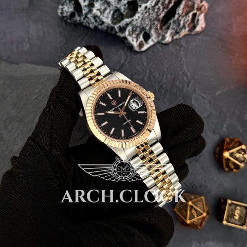 Pagani Design PD-1794M Silver-Rose Gold-Black