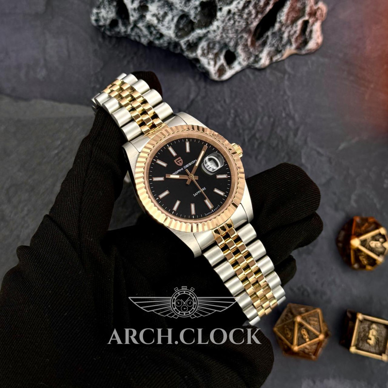 Годинник Pagani Design PD-1794M Silver-Rose Gold-Black, фото 9
