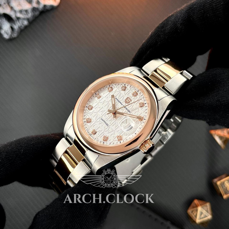 Годинник Pagani Design PD-1794M Silver-Rose Gold-White, фото 2