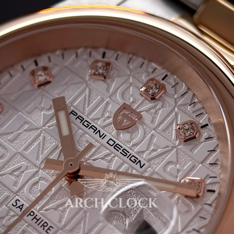 Годинник Pagani Design PD-1794M Silver-Rose Gold-White, фото 4