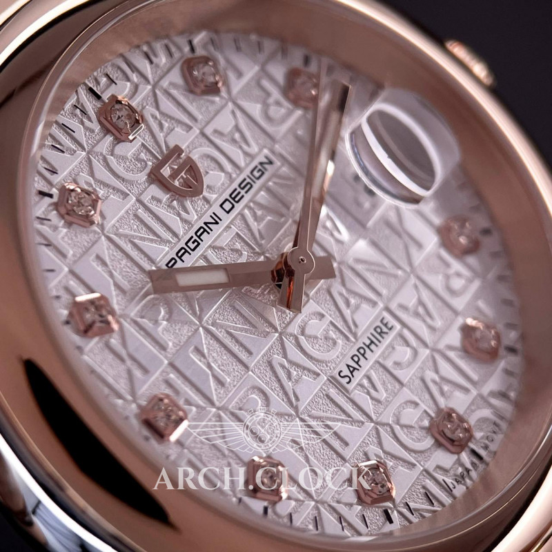 Годинник Pagani Design PD-1794M Silver-Rose Gold-White, фото 6