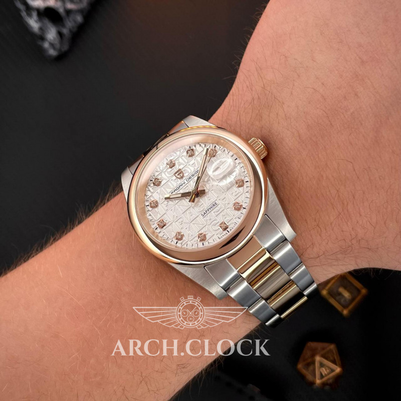 Годинник Pagani Design PD-1794M Silver-Rose Gold-White, фото 7