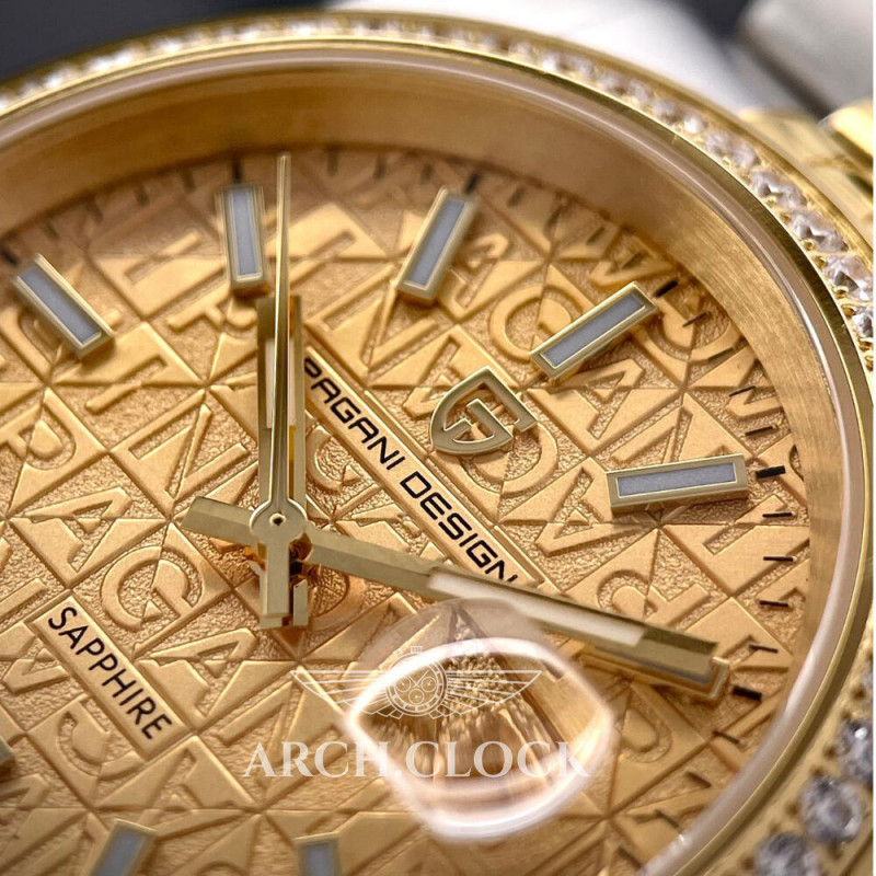 Часы Pagani Design PD-1794M Silver-Gold-Gold, фото 2