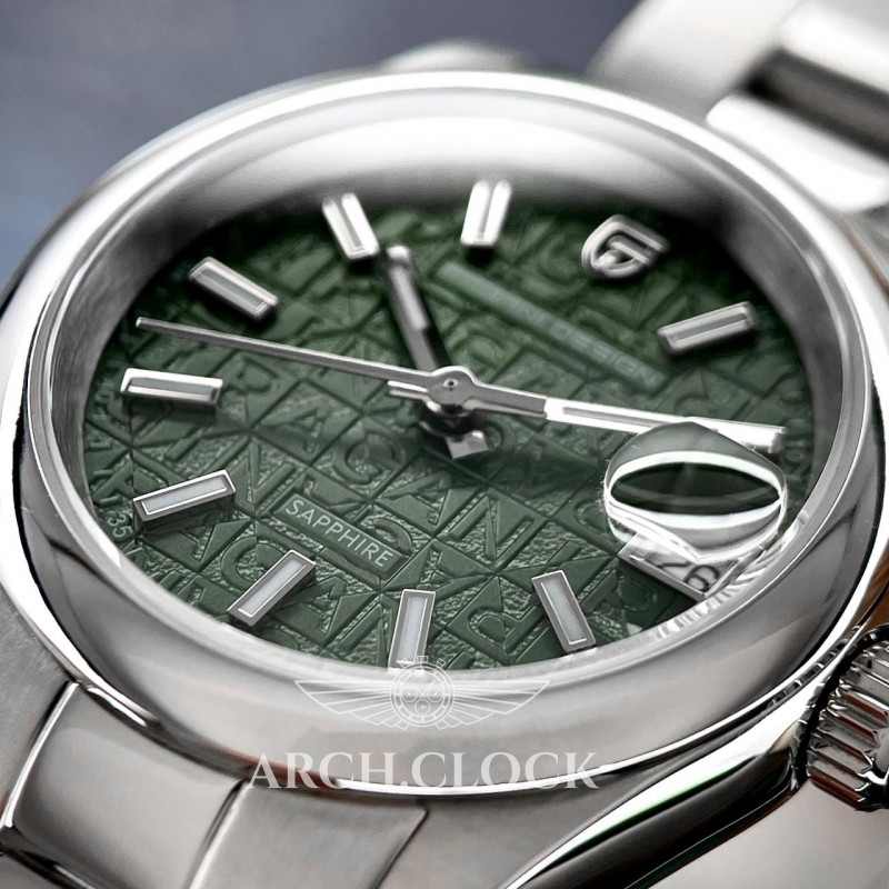 Часы Pagani Design PD-1794L Silver-Green, фото 8