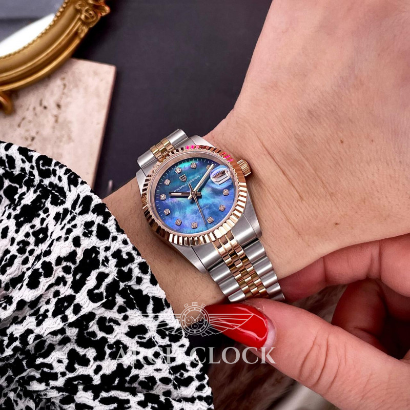 Часы Pagani Design PD-1794L Silver-Rose Gold-Blue Pearl, фото 4