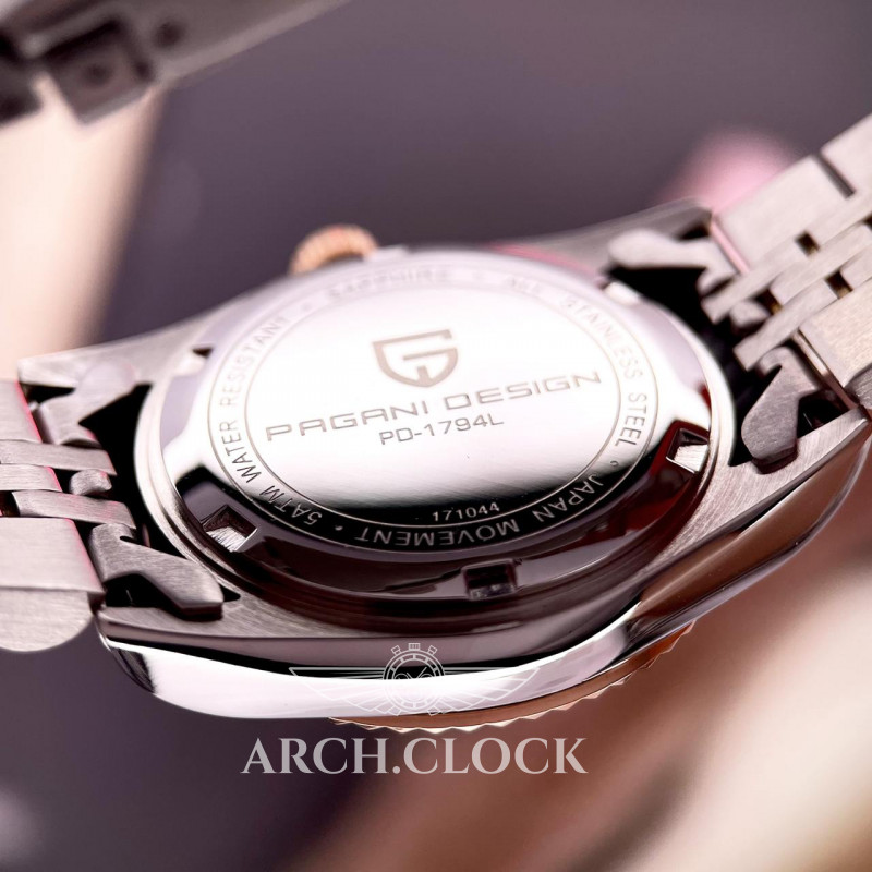 Часы Pagani Design PD-1794L Silver-Rose Gold-Blue Pearl, фото 6