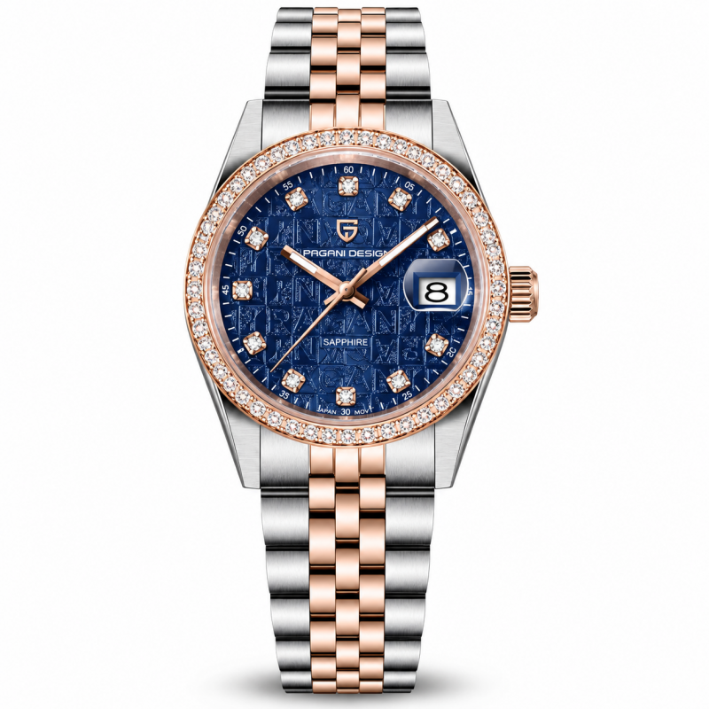 Годинник Pagani Design PD-1794L Silver-Rose Gold-Blue Blue Dial, фото 1