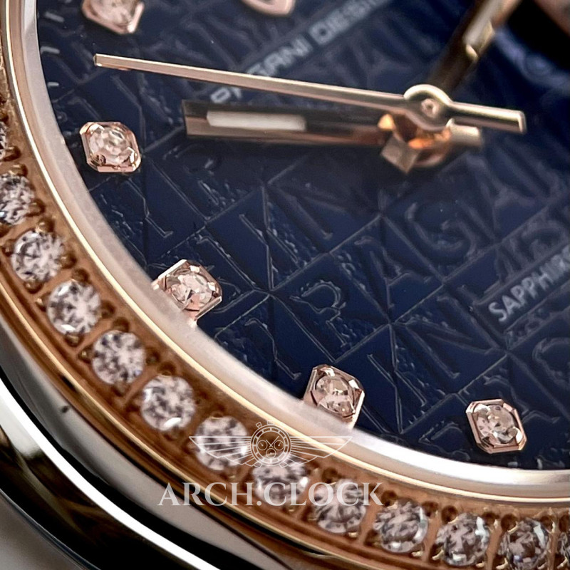 Годинник Pagani Design PD-1794L Silver-Rose Gold-Blue Blue Dial, фото 8