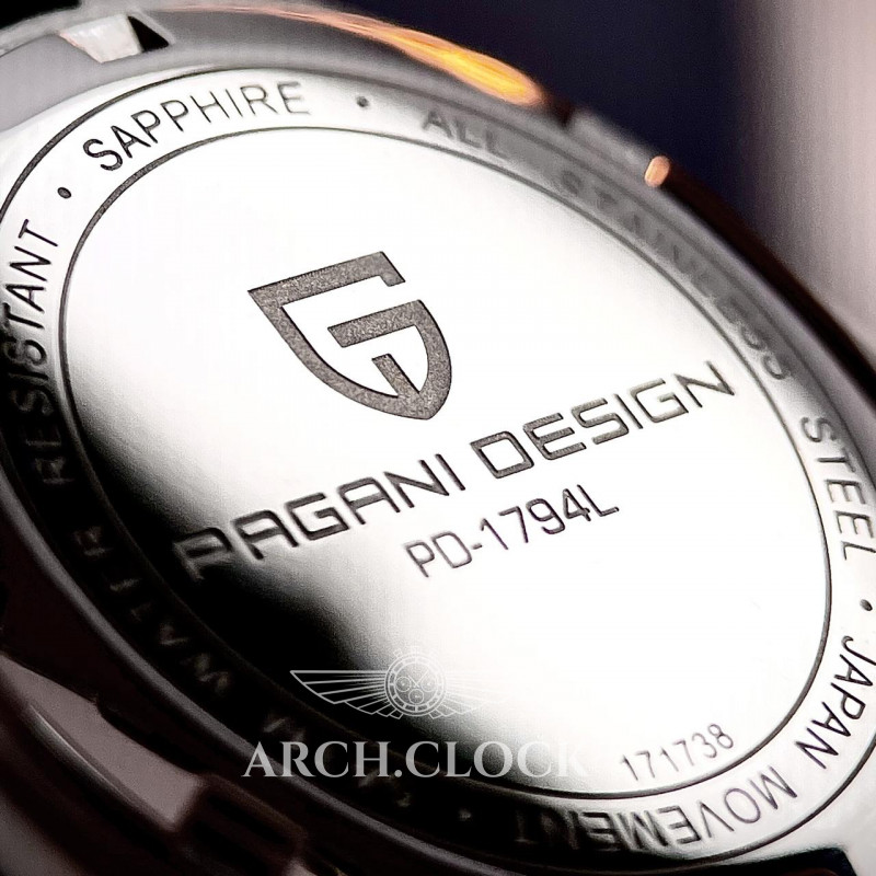 Годинник Pagani Design PD-1794L Silver-Rose Gold-Pink, фото 10