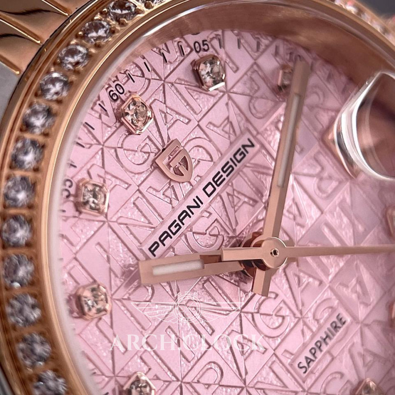Годинник Pagani Design PD-1794L Silver-Rose Gold-Pink, фото 4