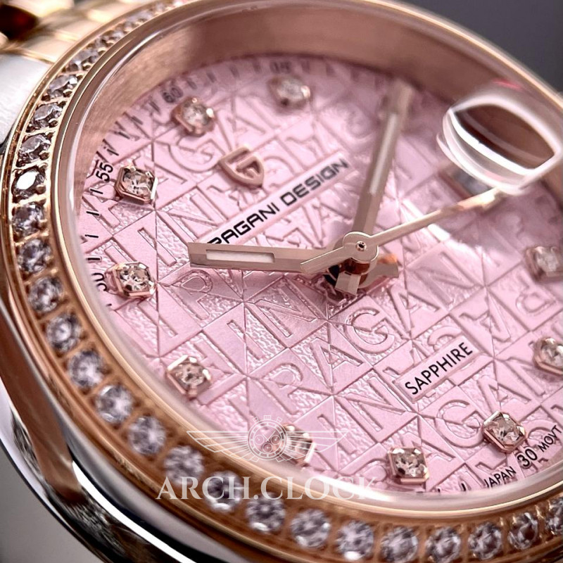 Годинник Pagani Design PD-1794L Silver-Rose Gold-Pink, фото 9
