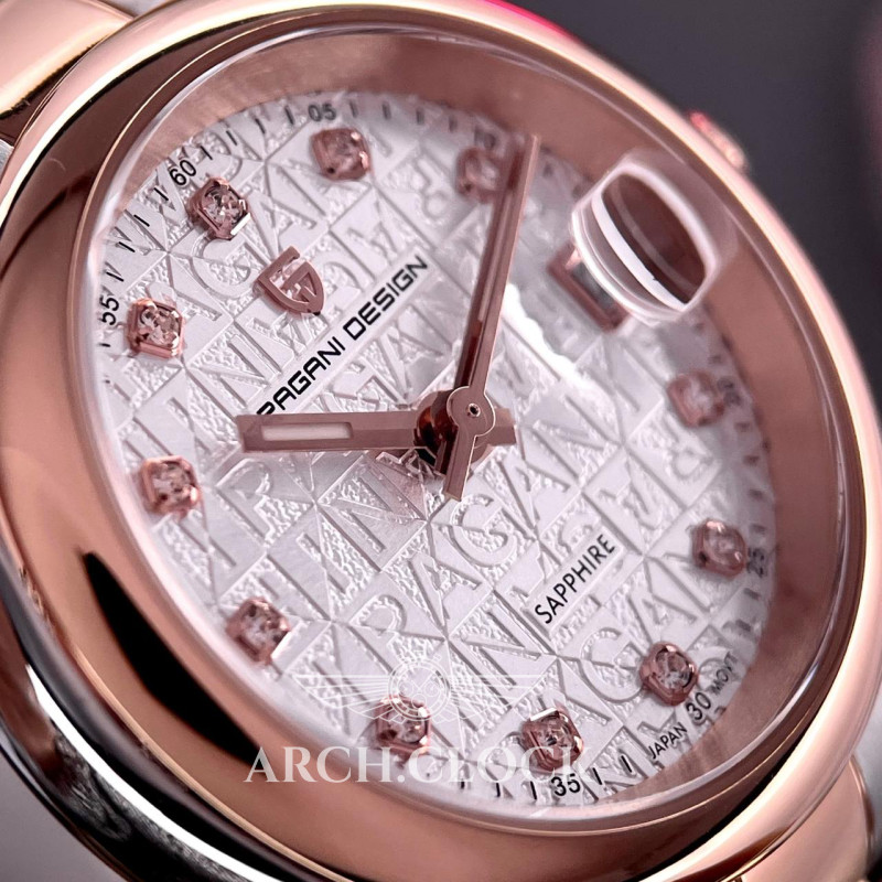 Годинник Pagani Design PD-1794L Silver-Rose Gold-White, фото 3
