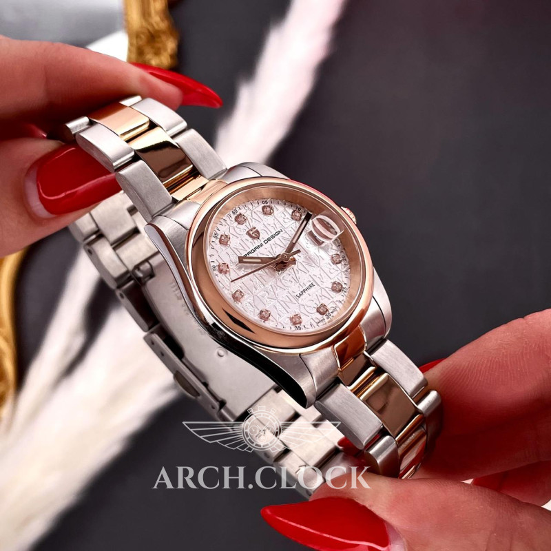 Годинник Pagani Design PD-1794L Silver-Rose Gold-White, фото 4