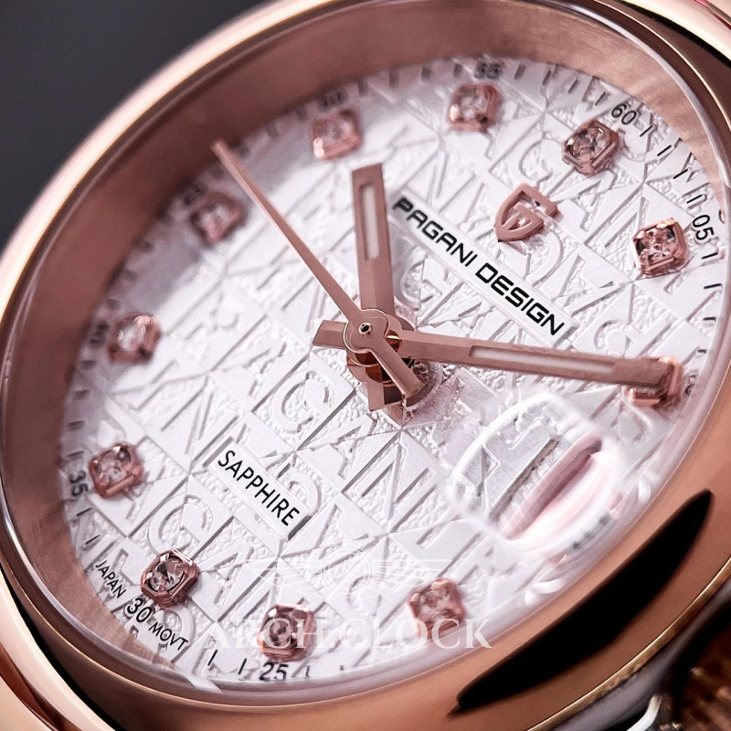 Годинник Pagani Design PD-1794L Silver-Rose Gold-White, фото 7