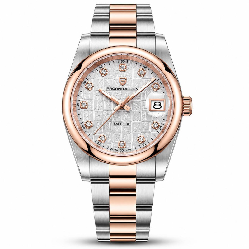 Годинник Pagani Design PD-1794L Silver-Rose Gold-White, фото 1