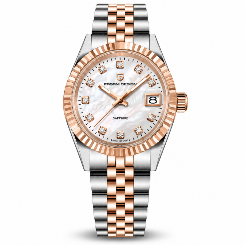 Годинник Pagani Design PD-1794L Silver-Rose Gold-White Pearl, фото 1