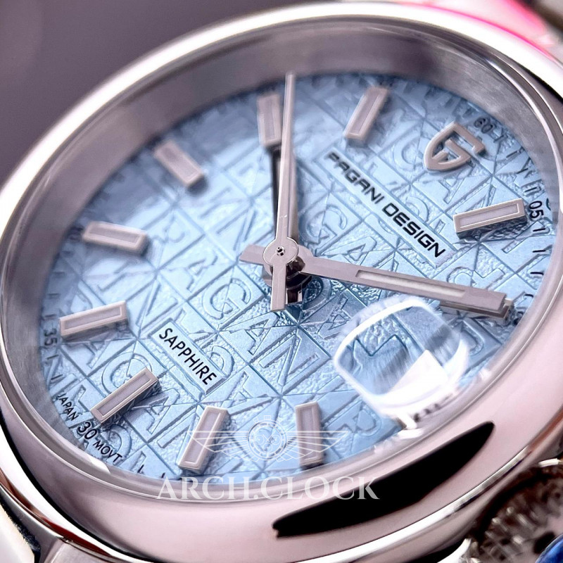 Часы Pagani Design PD-1794L Silver-Blue, фото 5