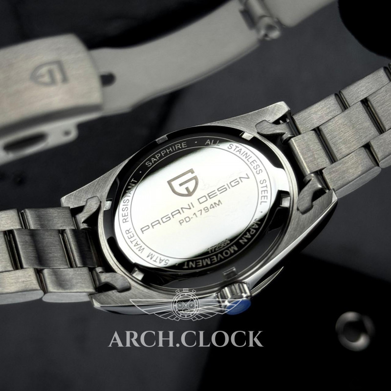 Часы Pagani Design PD-1794M Silver-Green, фото 4
