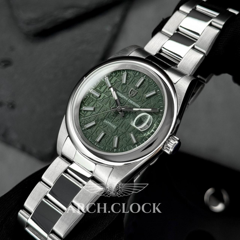 Часы Pagani Design PD-1794M Silver-Green, фото 5