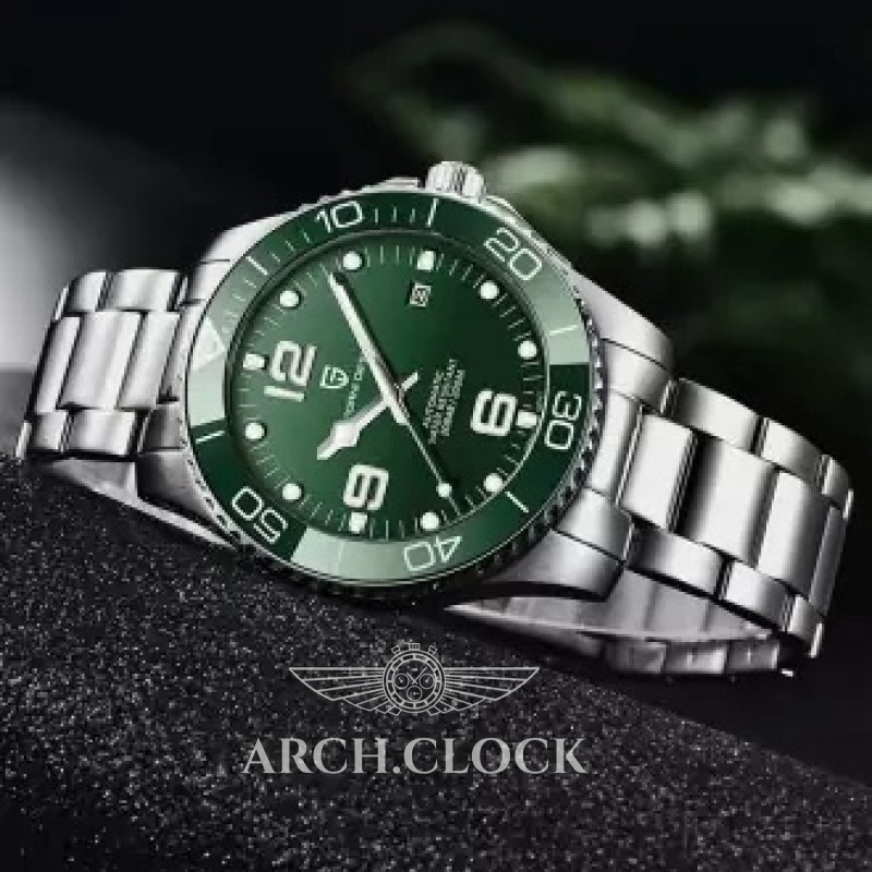 Годинник Pagani Design PD-1702 Silver-Green, фото 2