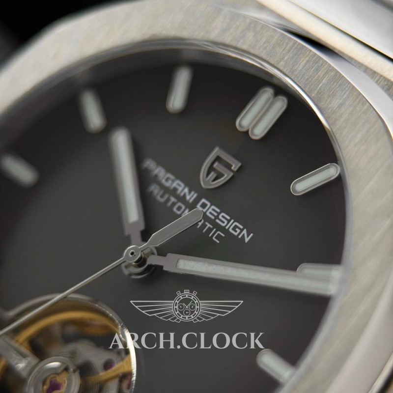 Годинник Pagani Design PD-YS025 Silver-Brown, фото 7