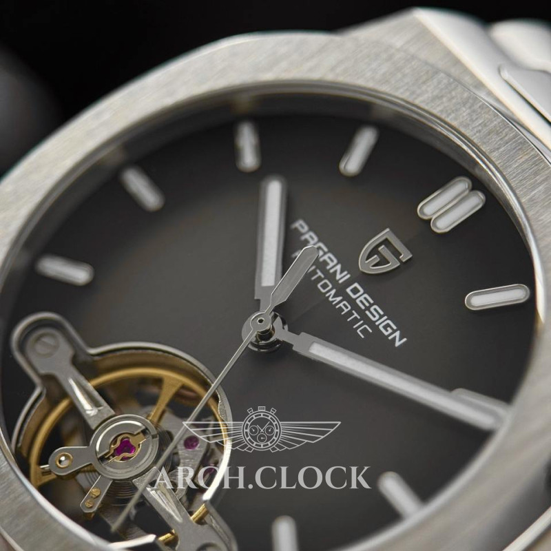 Годинник Pagani Design PD-YS025 Silver-Brown, фото 4