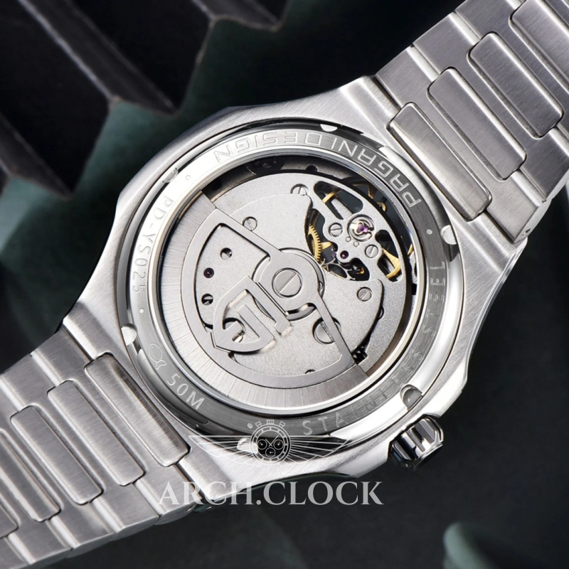 Годинник Pagani Design PD-YS025 Silver-Gold-Broun, фото 5