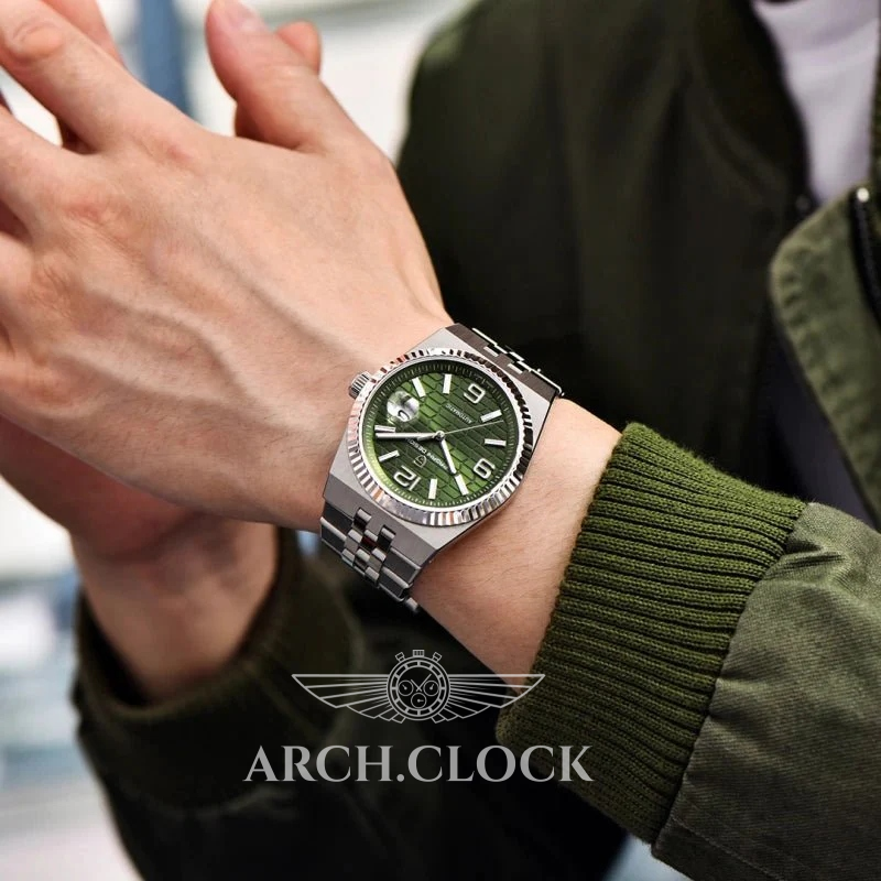 Годинник Pagani Design PD-YS027 Silver-Green, фото 3