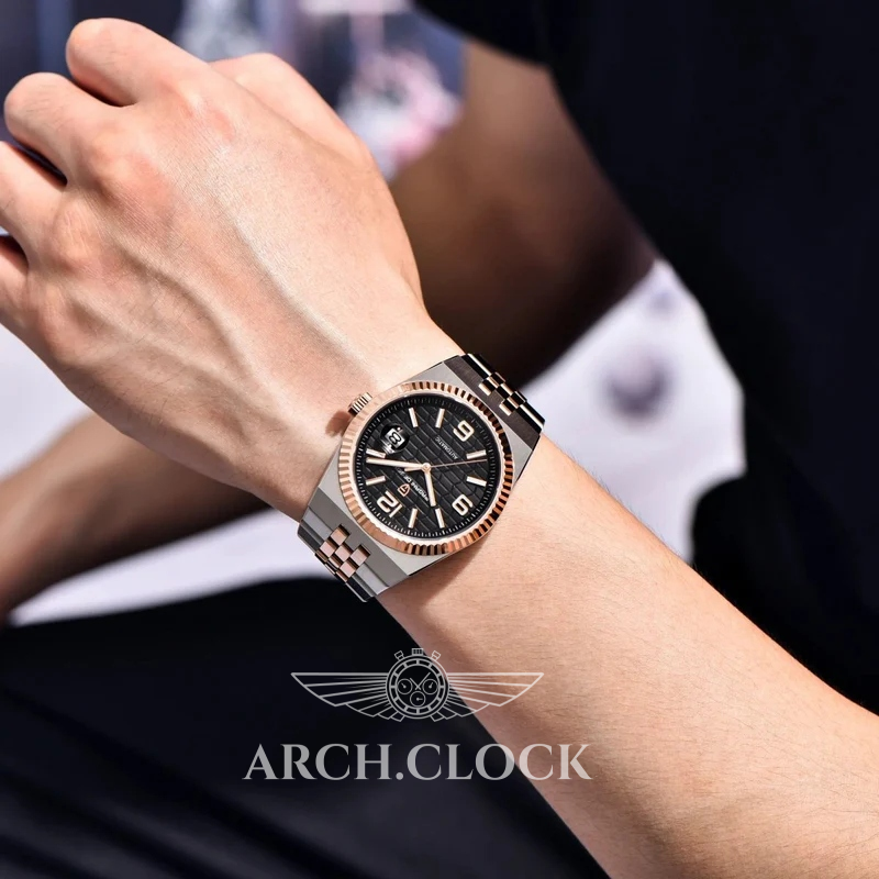 Годинник Pagani Design PD-YS027 Silver-Gold-Black, фото 4