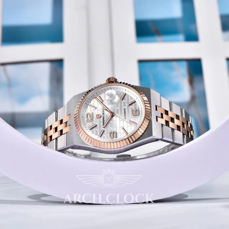 Годинник Pagani Design PD-YS027 Silver-Gold-White, фото 4