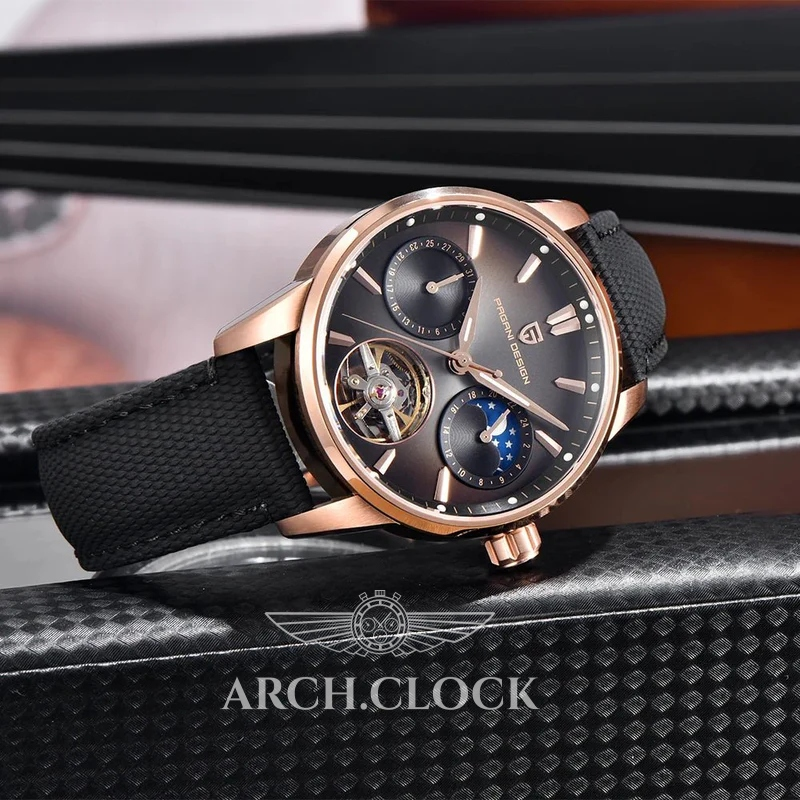 Годинник Pagani Design PD-YS021 Black-Gold, фото 5