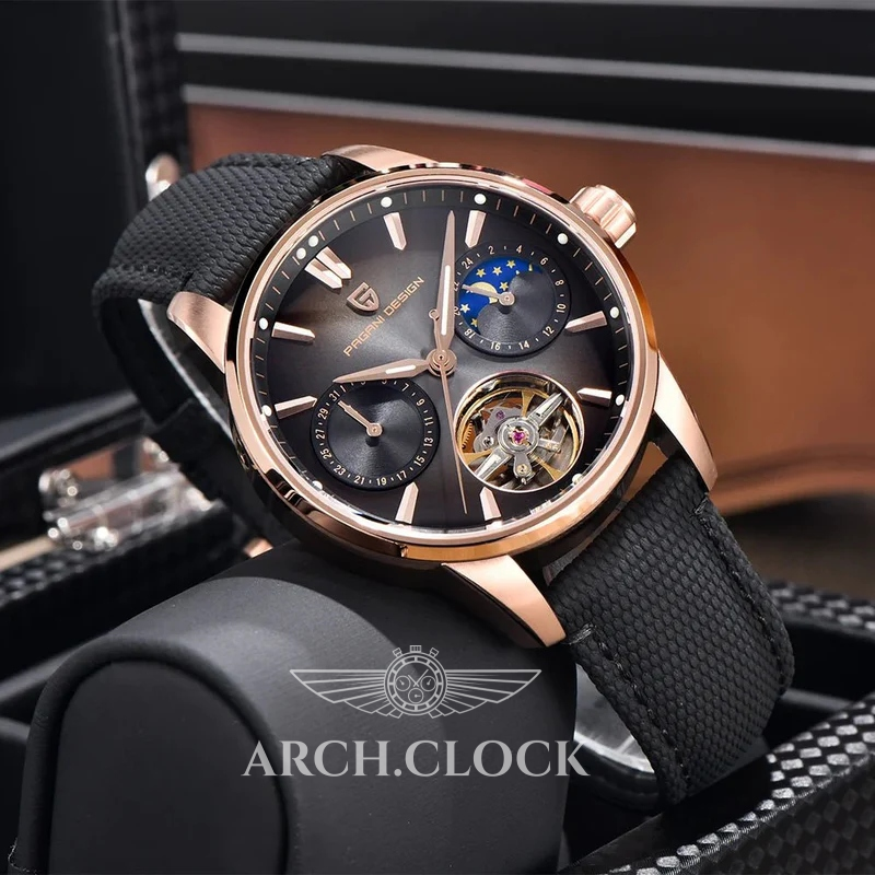 Годинник Pagani Design PD-YS021 Black-Gold, фото 3