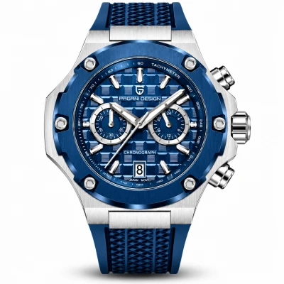 Pagani Design PD-YS032 Silver-Blue-Blue Rubber