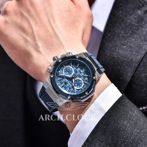 Pagani Design PD-YS032 Silver-Blue-Blue Rubber
