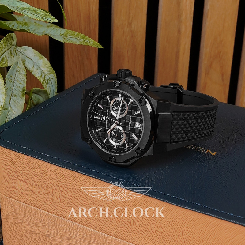 Годинник Pagani Design PD-YS032 Black-Black-Black Rubber, фото 8