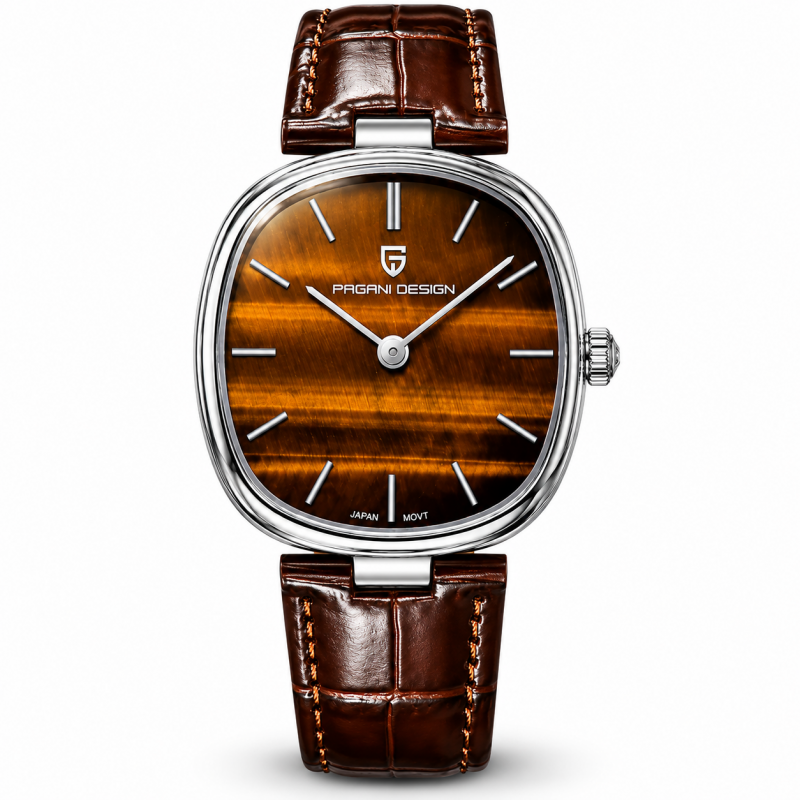 Часы Pagani Design PD-1825 Silver-Brown Leather, фото 1