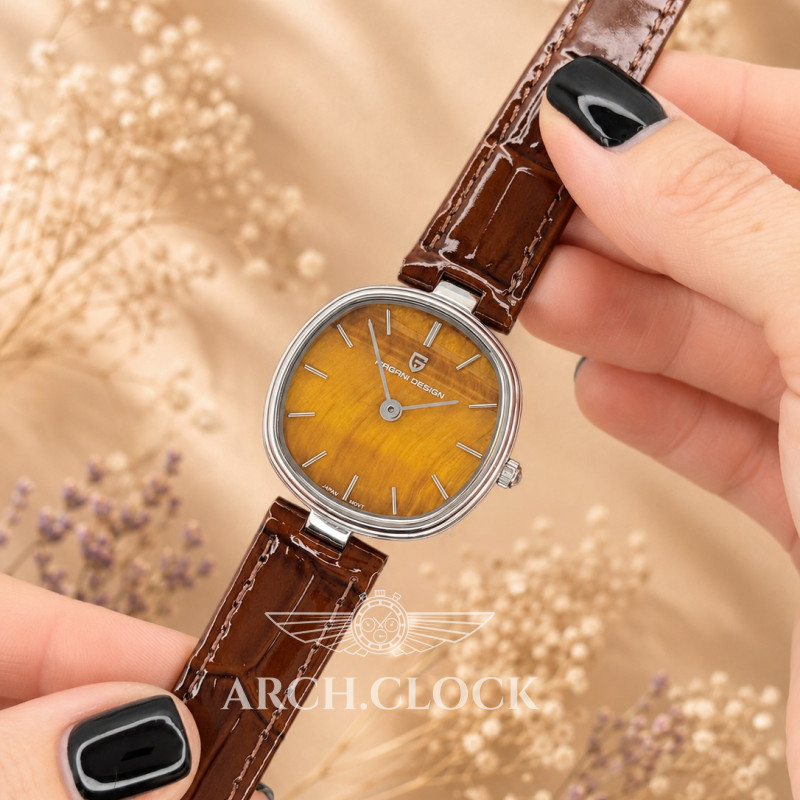 Часы Pagani Design PD-1825 Silver-Brown Leather, фото 2