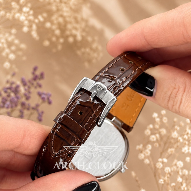Часы Pagani Design PD-1825 Silver-Brown Leather, фото 6