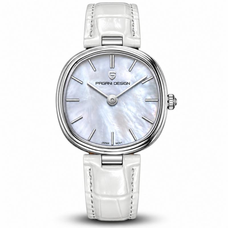 Часы Pagani Design PD-1825 Silver-White Leather, фото 1