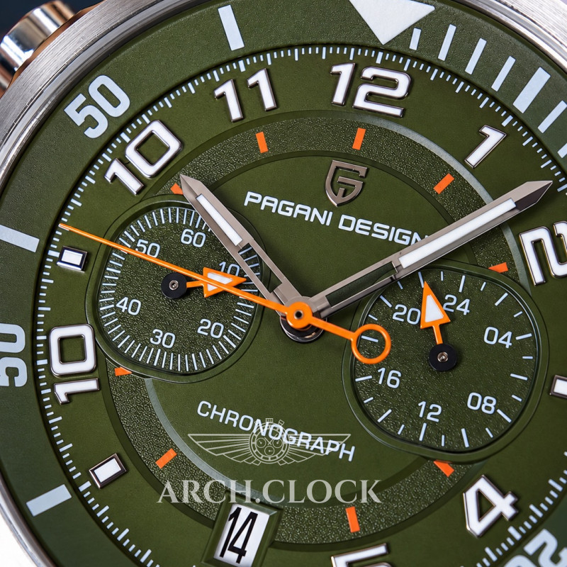 Часы Pagani Design PD-1811 Green-Silver, фото 4