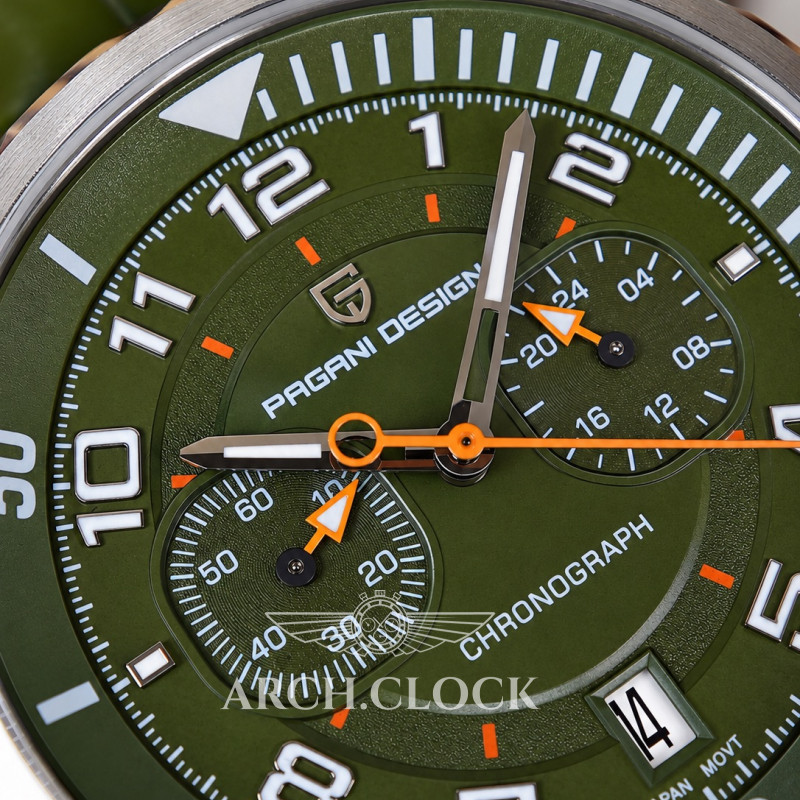 Часы Pagani Design PD-1811 Green-Silver, фото 7