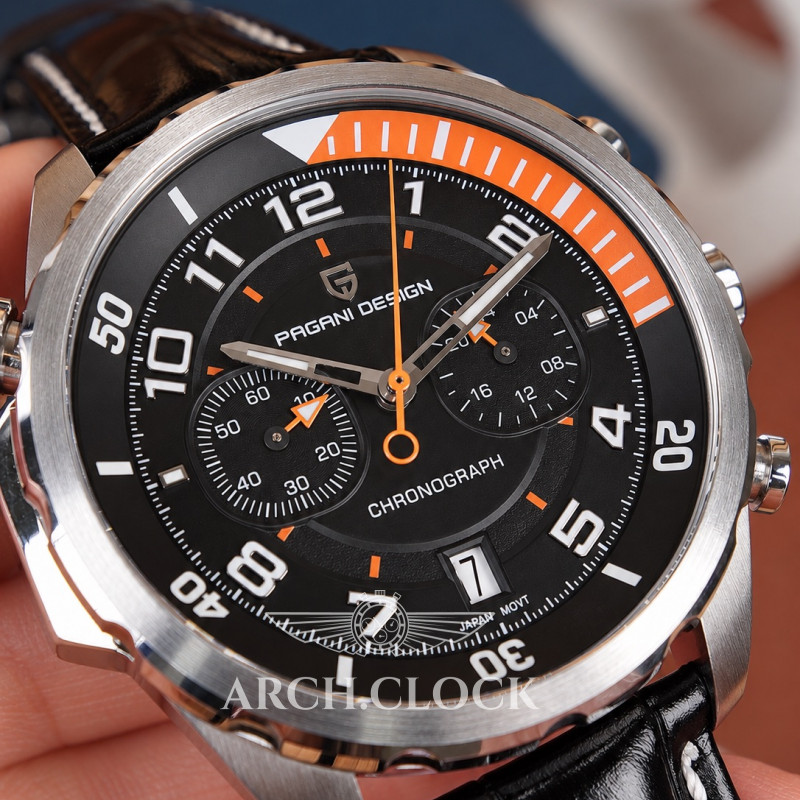 Годинник Pagani Design PD-1811 Black-Silver, фото 8